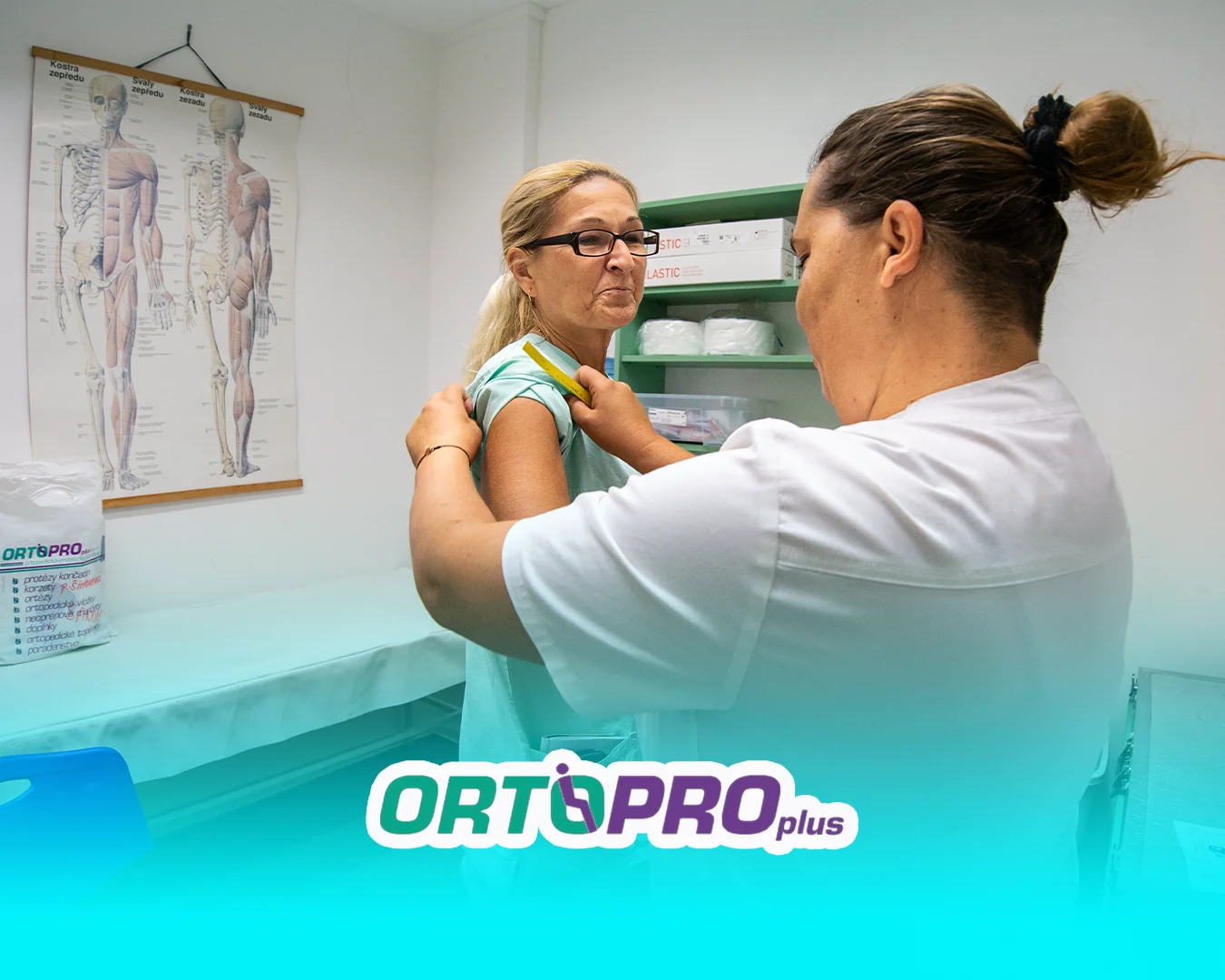 Meranie a prispôsobovanie ortopedických pomôcok